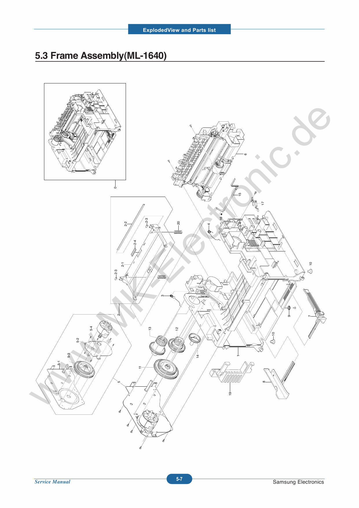 Samsung Laser-Printer ML-2240 Parts Manual-4